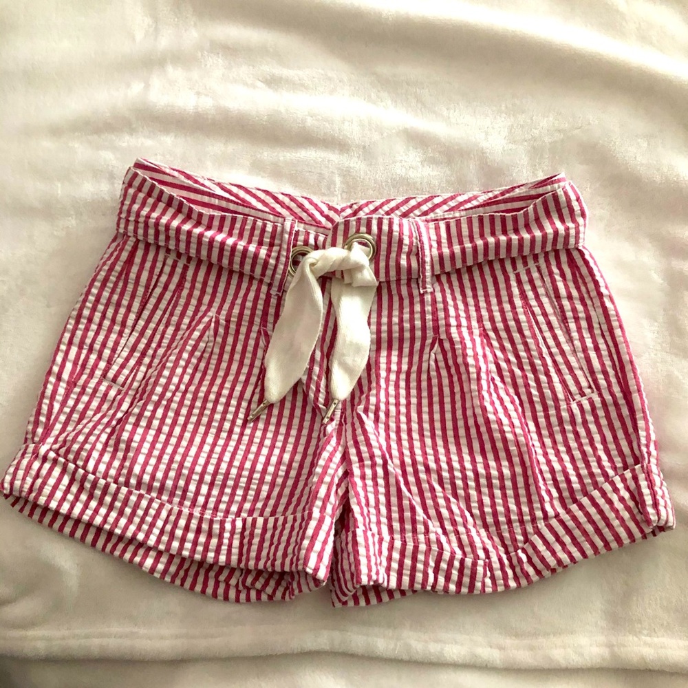 Red Camel Seersucker Shorts!